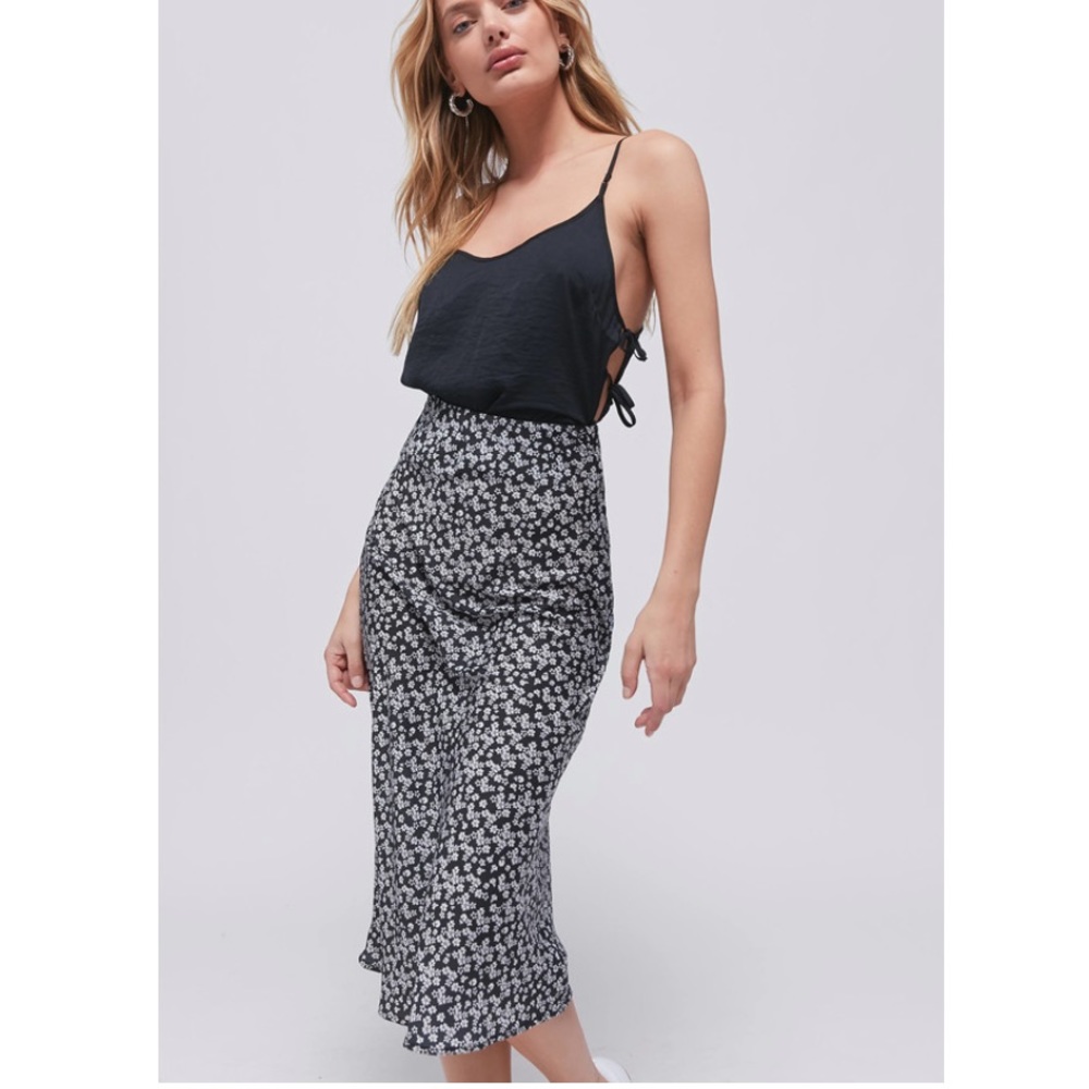 Urban Outfitters floral midi skirt